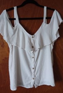 Moa Moa cold shoulder top